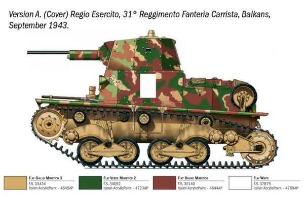 Italeri Carro Armato L6/40 — image 18 of 20