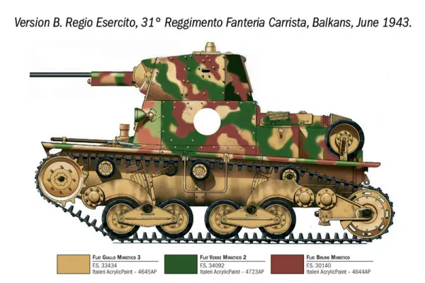 Italeri Carro Armato L6/40 — image 19 of 20