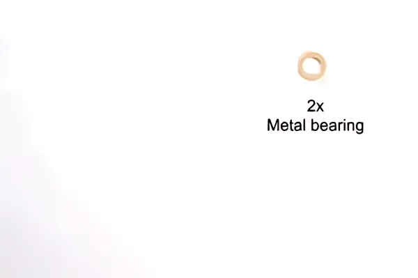 850 5x8x2.5mm Metal Bearing (2Pcs)
