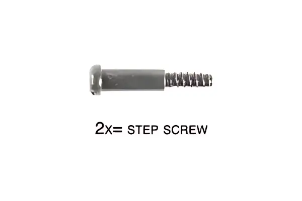 Tamiya 3X18mm Step Screw (2Pcs)