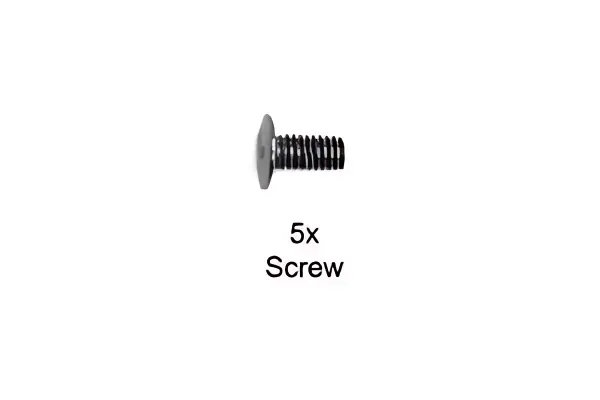 Tamiya 3X6mm Flat Screw (5Pcs) 58435