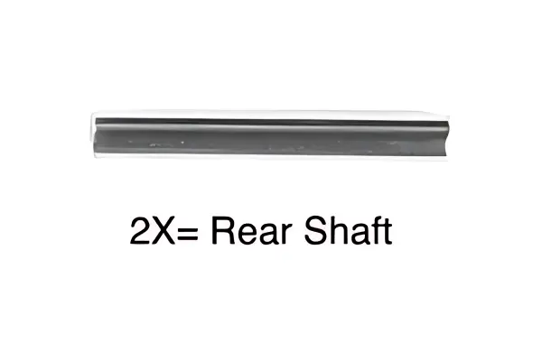 Tamiya 2X14mm Shaft (2) For 58431