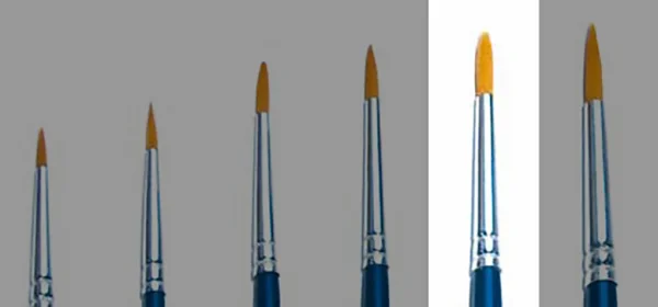 Italeri 2 Brush Synthetic Round Single Pack