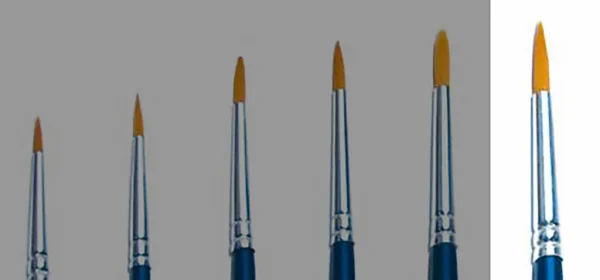 Italeri 3 Brush Synthetic Round Single Pack