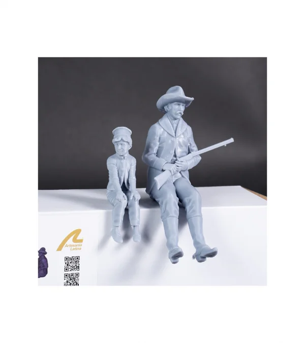 Set of 4 Wild West 1:12 Stagecoach Figures for AL20345 — image 3 of 23