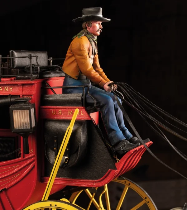 Set of 4 Wild West 1:12 Stagecoach Figures for AL20345 — image 6 of 23