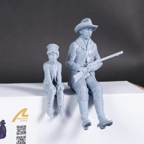 Set of 4 Wild West 1:12 Stagecoach Figures for AL20345 — image 10 of 23