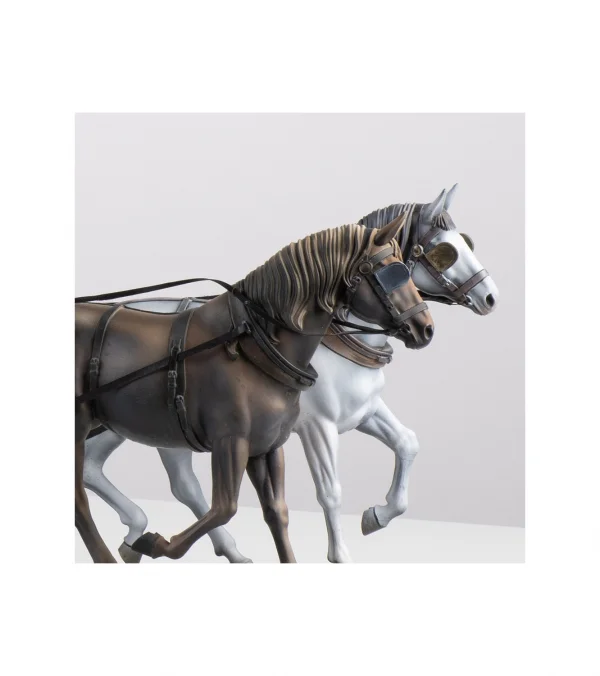 Set of 2 Wild West 1:12 Stagecoach Horses for AL20345 — image 6 of 11