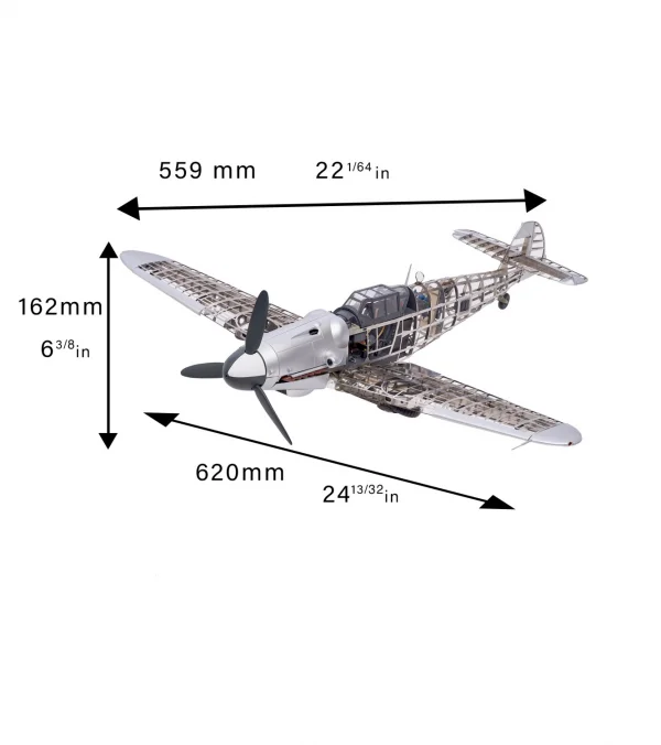 Artesania 1:16 Messerschmitt Bf109 Metal Kit — image 11 of 13