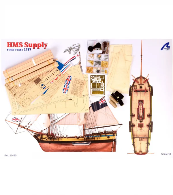 1/50 HMS Supply First Fleet + Figurines — image 21 of 25