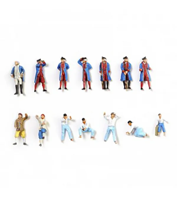 Artesania Set Of 14 Die Cast Figurines