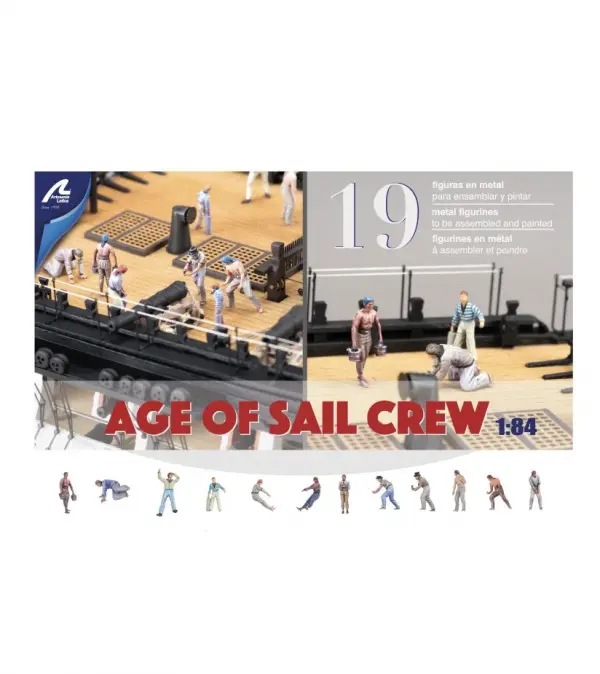 1:84 Age Of Sail Crew - Set of 19 die cast figurines — image 1 of 9