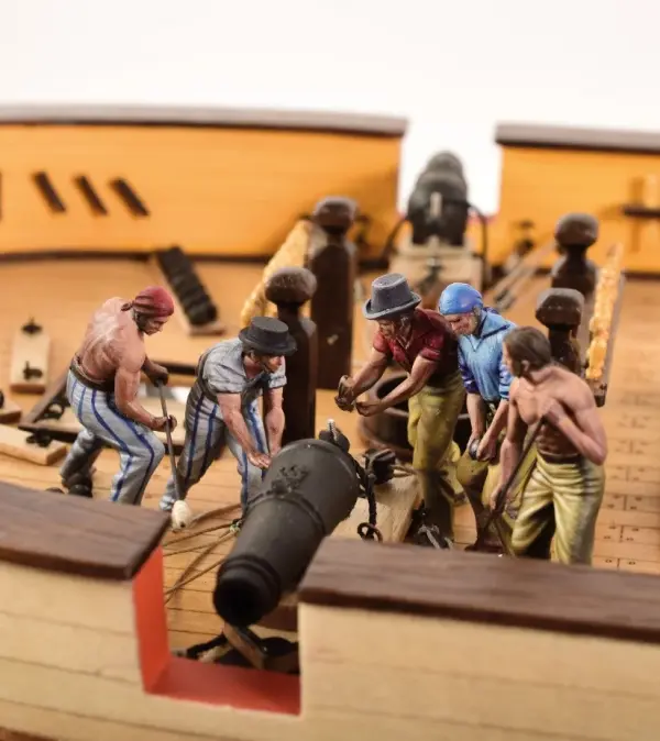 Set of 10 Metal 1/48 Gunner Figures for Ships & AL22906 — image 1 of 8