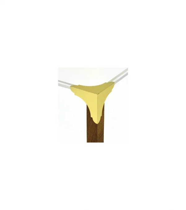 Artesania Set 4 Brass Corner Edge Guard No 2 — image 5 of 5