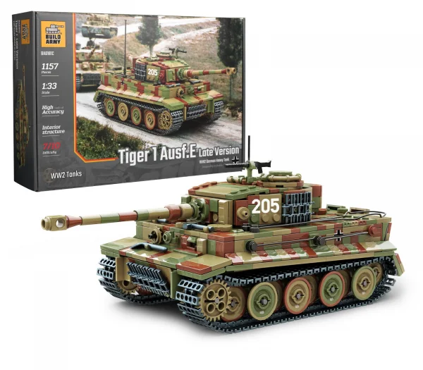 Tiger I tank in camo