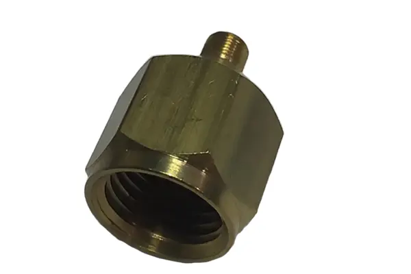 Badger 1/4Compressor Adapter W Bleed Hole — image 1 of 2