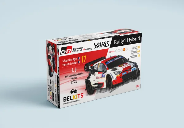 1/24 Toyota GR Yaris Rally Guanajuato Mexico Winner 2023 — image 12 of 13