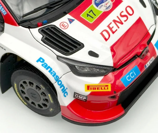 1/24 Toyota GR Yaris Rally Guanajuato Mexico Winner 2023 — image 2 of 13
