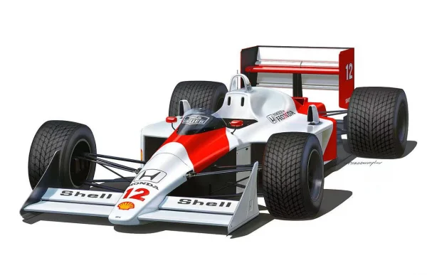 Beemax 1:12 McLaren MP4/4 Senna Model Kit (HC-BX12002)