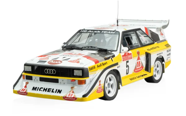 Audi quattro S1 E2 Montecarlo Rally 1986 #2 (rebox BEE-24017)