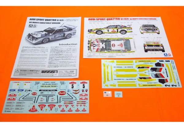 Audi quattro S1 E2 Montecarlo Rally 1986 #2 (rebox BEE-24017)