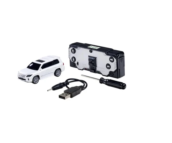 Carson 1:64 Nano Racer Lexus LX570 white — image 1 of 2