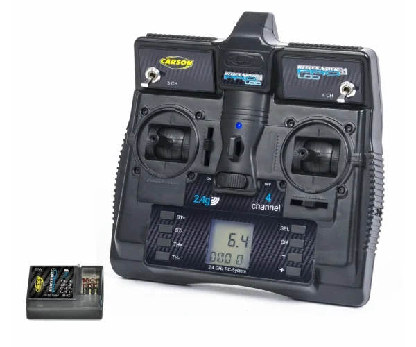 Carson Reflex Stick 4 Channel Pro LCD Transmitter With 1 Receiver — image 1 of 4