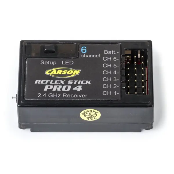 CarsonReceiver 6 Ch Reflex Stick Pro 4 WP