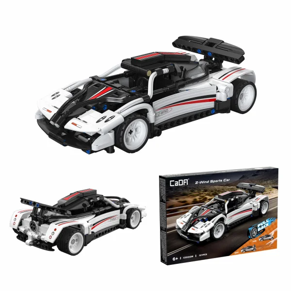 1:18 Pull back racing car - 321pcs