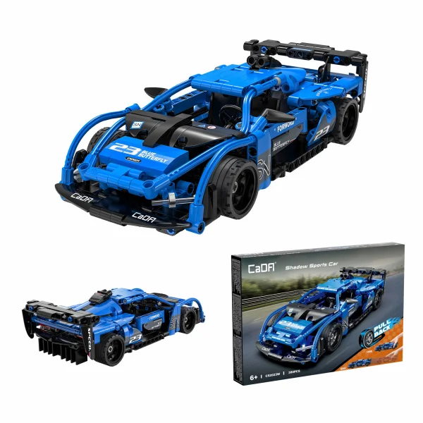 1:18 Pull back racing car - 380pcs — image 5 of 5