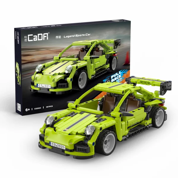 1:18 Pull back racing car - 387pcs