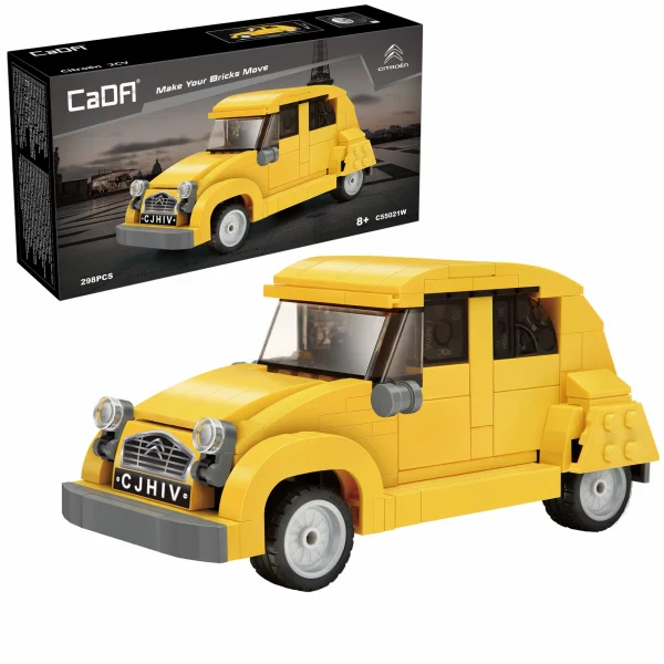1:24 Citroen 2CV retro car - 298pcs — image 7 of 12
