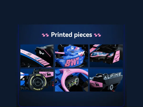 1:24 BWT Alpine F1 Team A525 Racing Car - 300 pcs