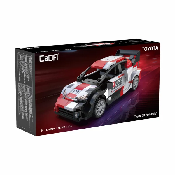 1:24 Toyota GR YARIS Rally 1 Car - 317 pcs — image 7 of 11