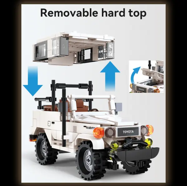 Toyota 1:24 FJ40 Land Cruiser - 373 pcs &mdash; image 3 of 10