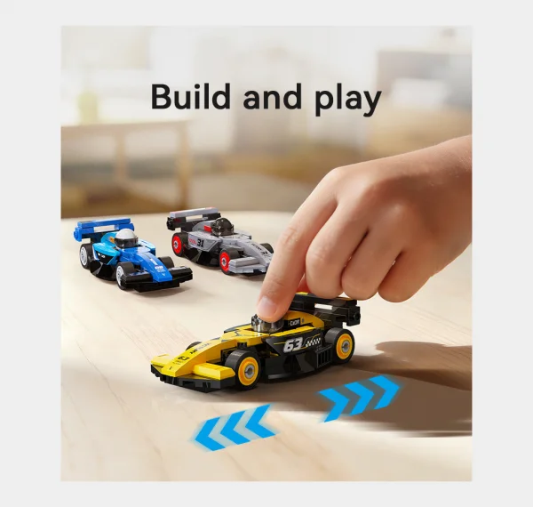 Mini Green Circuit Racing Car - 70 pcs