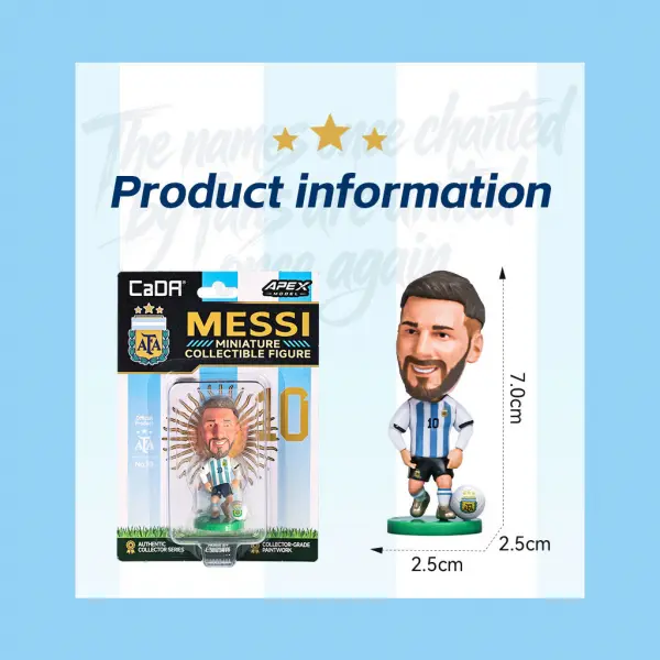 Lionel Messi Argentina 2026 Mini 7cm Action Figure — image 3 of 5
