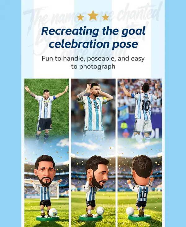 Lionel Messi Argentina 2026 Mini 7cm Action Figure — image 4 of 5