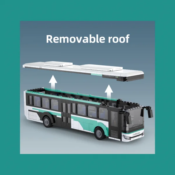 1:43 Iveco Crossway Bus - 832 pcs — image 3 of 13