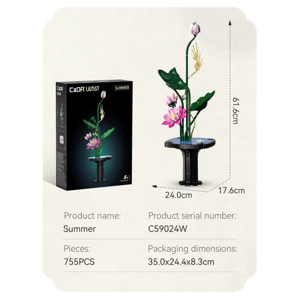 Oriental Floral Art: Summer - 751 pcs — image 4 of 4