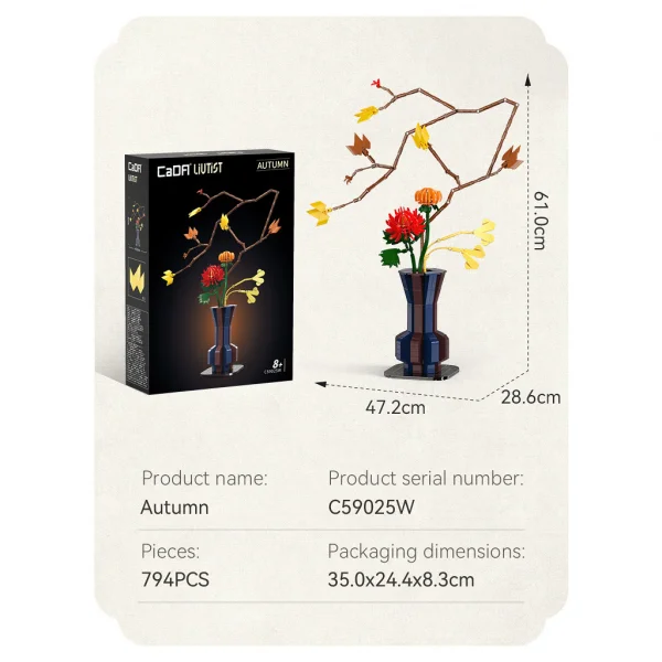 Oriental Floral Art: Autumn - 795 pcs — image 4 of 4