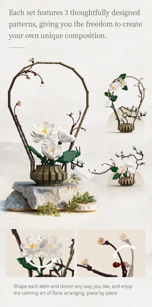 Oriental Floral Art: Winter - 990 pcs — image 5 of 7
