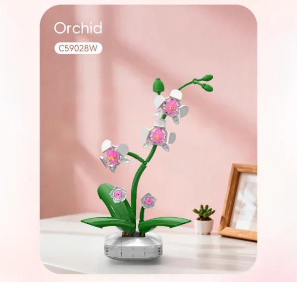 Orchid Building Block Planter - 237 pcs — image 3 of 7