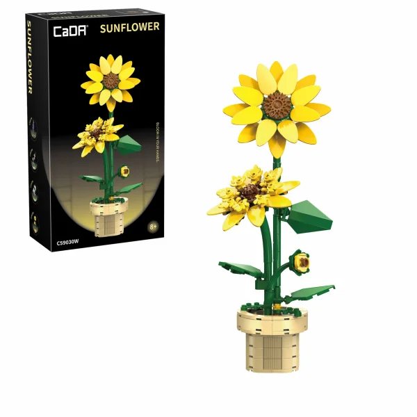 Sunflower Building Block Planter - 187 pcs — image 1 of 7