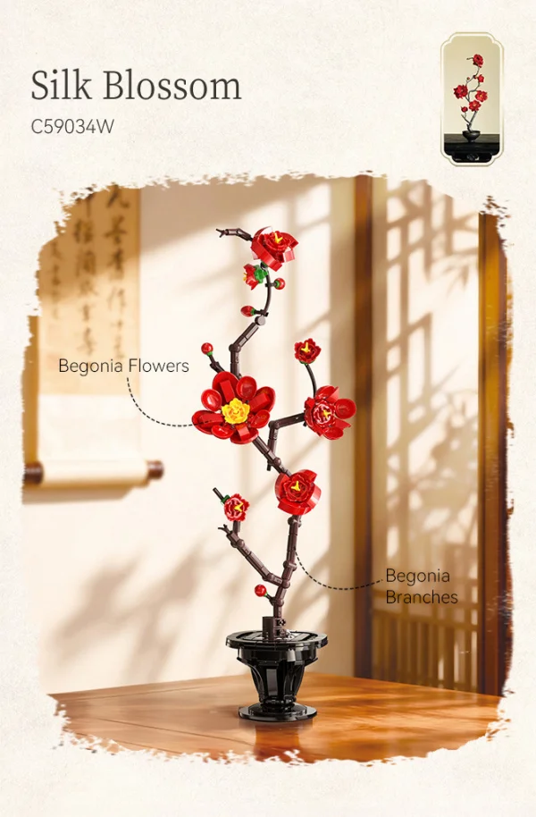 Oriental Floral Art: Silk Blossom - 305 pcs &mdash; image 3 of 3