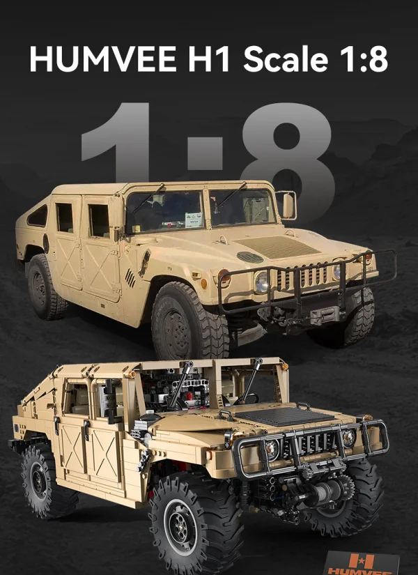 1:8 HUMVEE - 3935 pcs
