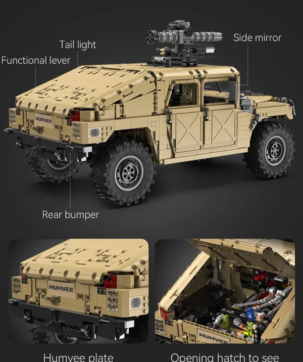1:8 HUMVEE - 3935 pcs
