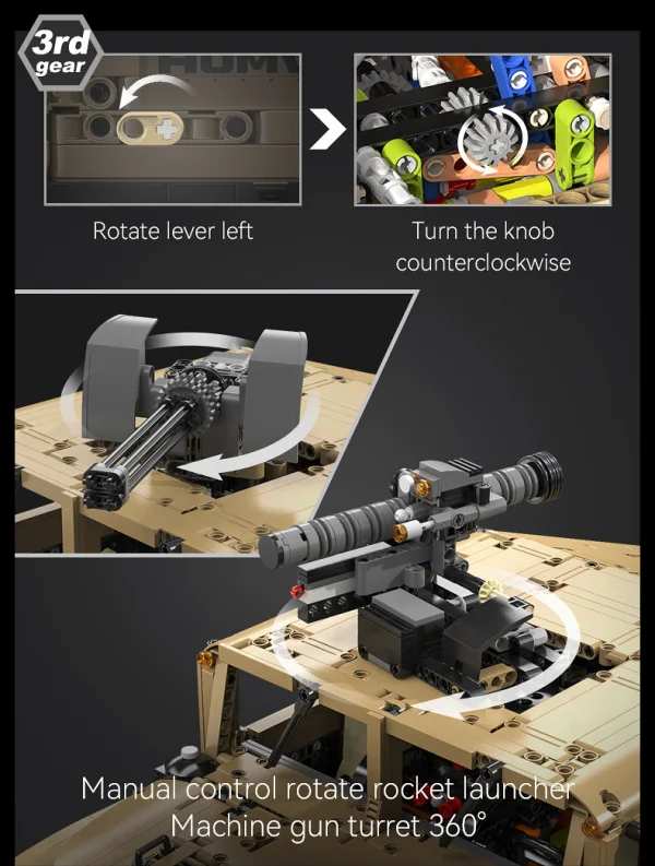 1:8 HUMVEE - 3935 pcs