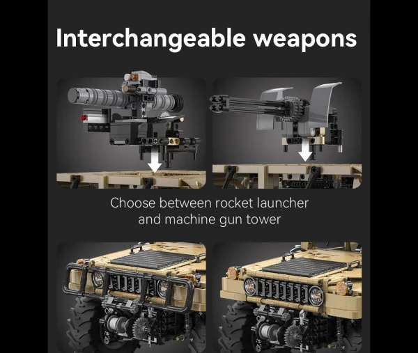 1:8 HUMVEE - 3935 pcs