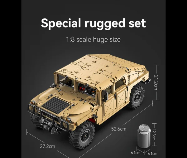 1:8 HUMVEE - 3935 pcs